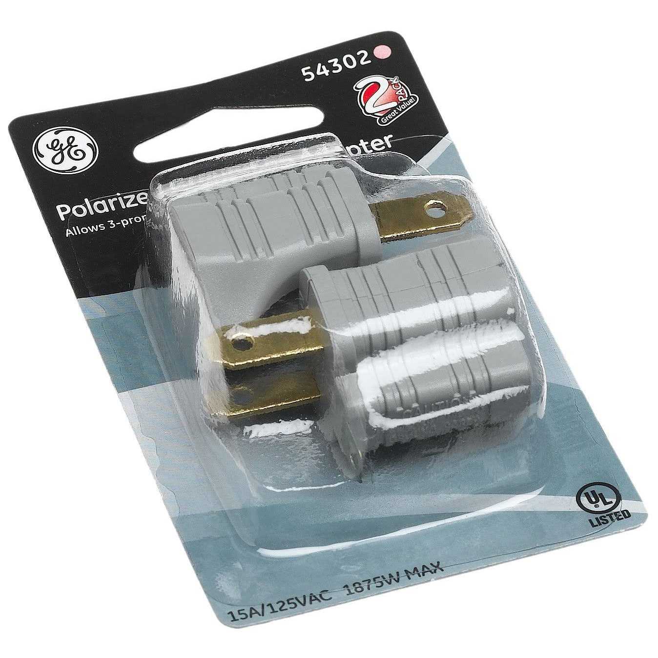 GE Polarized Grounding Adapter - Image 3