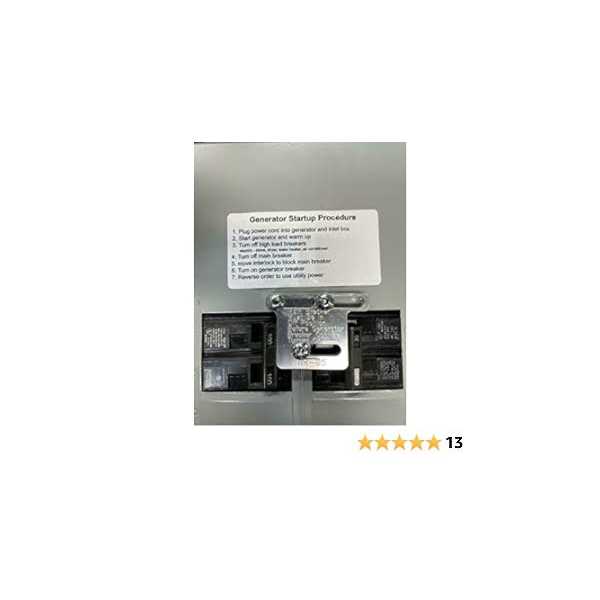 Generator Interlock WR-95 Compatible with Siemens, Murray or ITE 100 amp sub Panel - Image 3