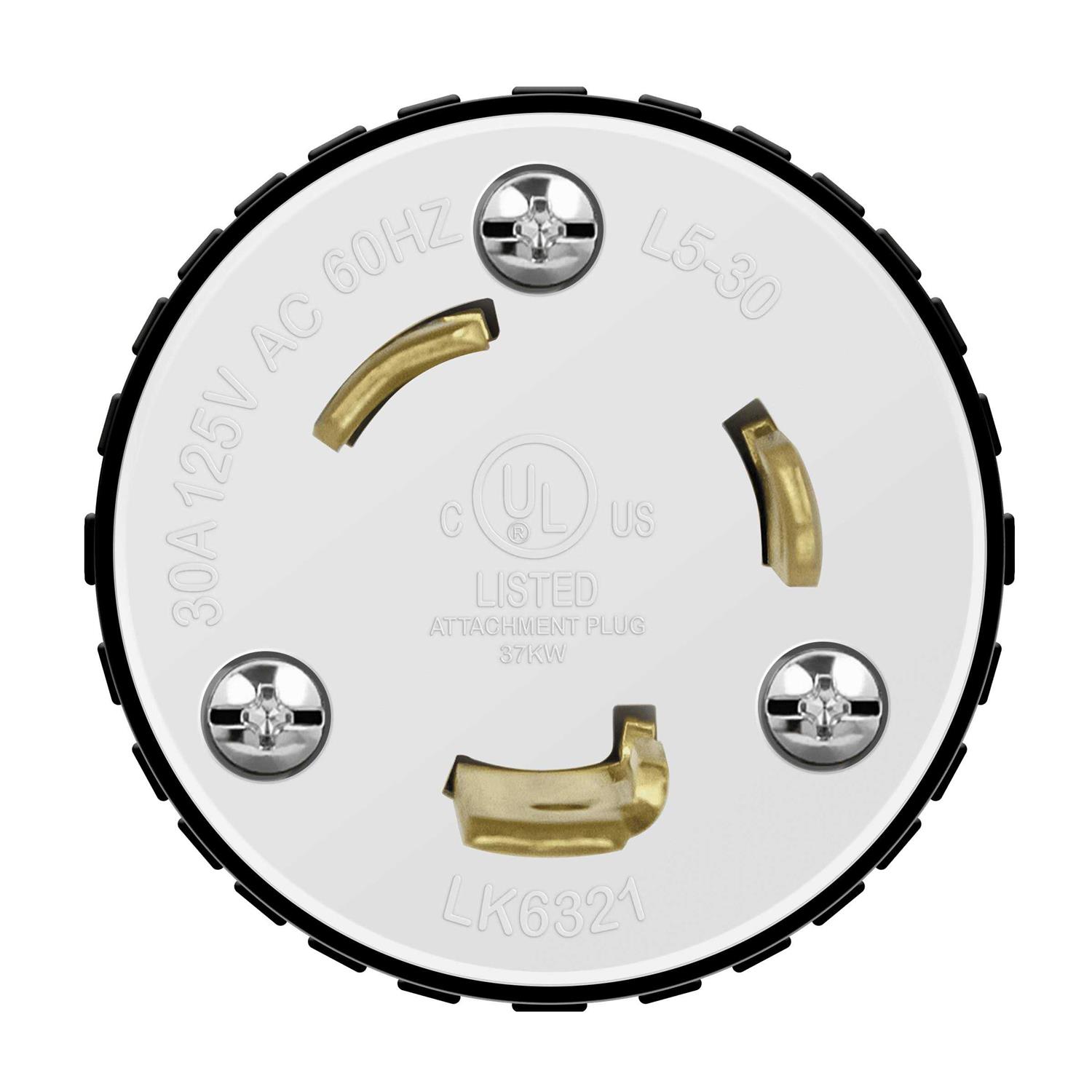 Enerlites 66450-BK Locking Plug - Image 3