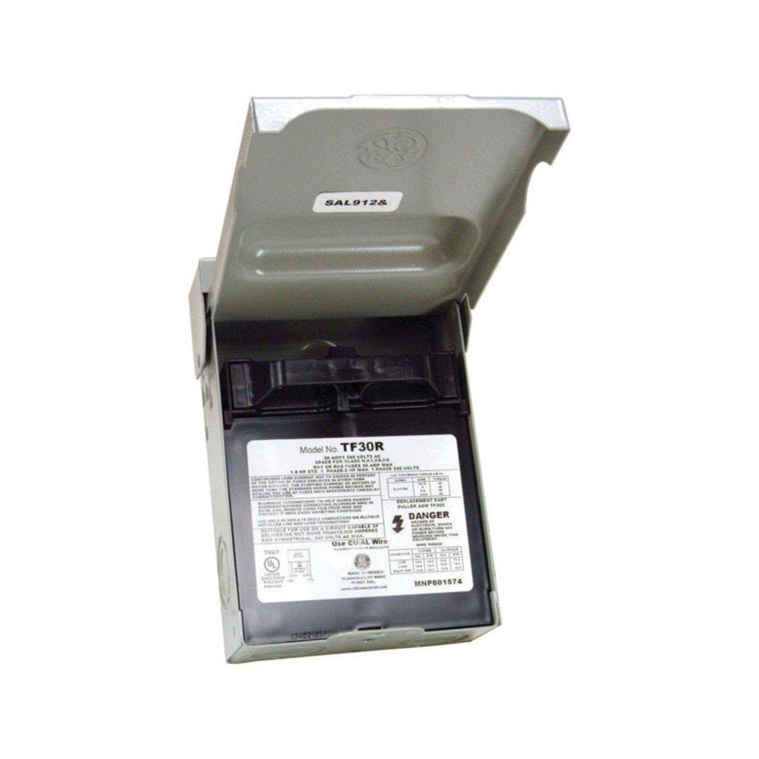 GE Fusible 30 amps AC Disconnect TF30RCP - Image 3