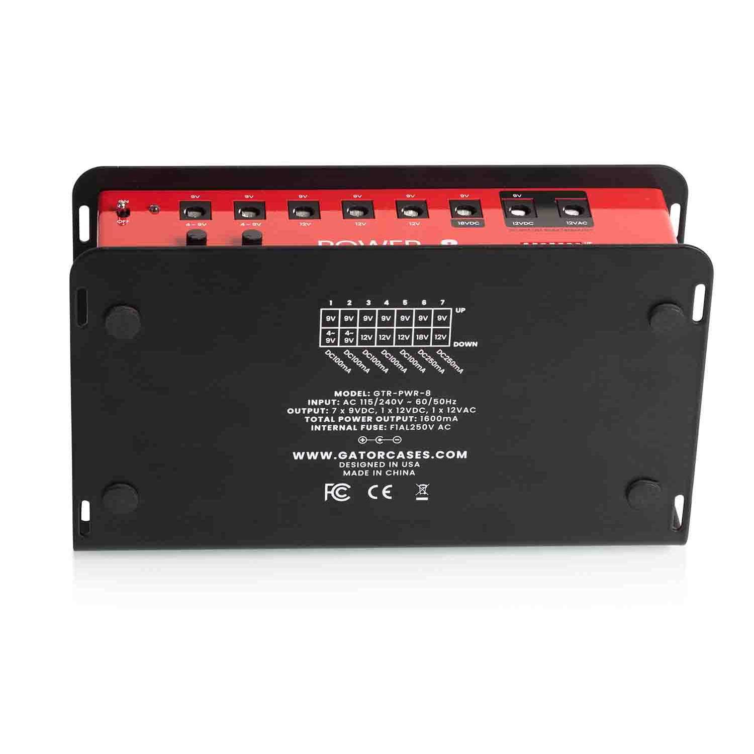 Gator GTR-PWR-8 Pedal Board Power Supply with 8 Isolated Outputs - Image 3