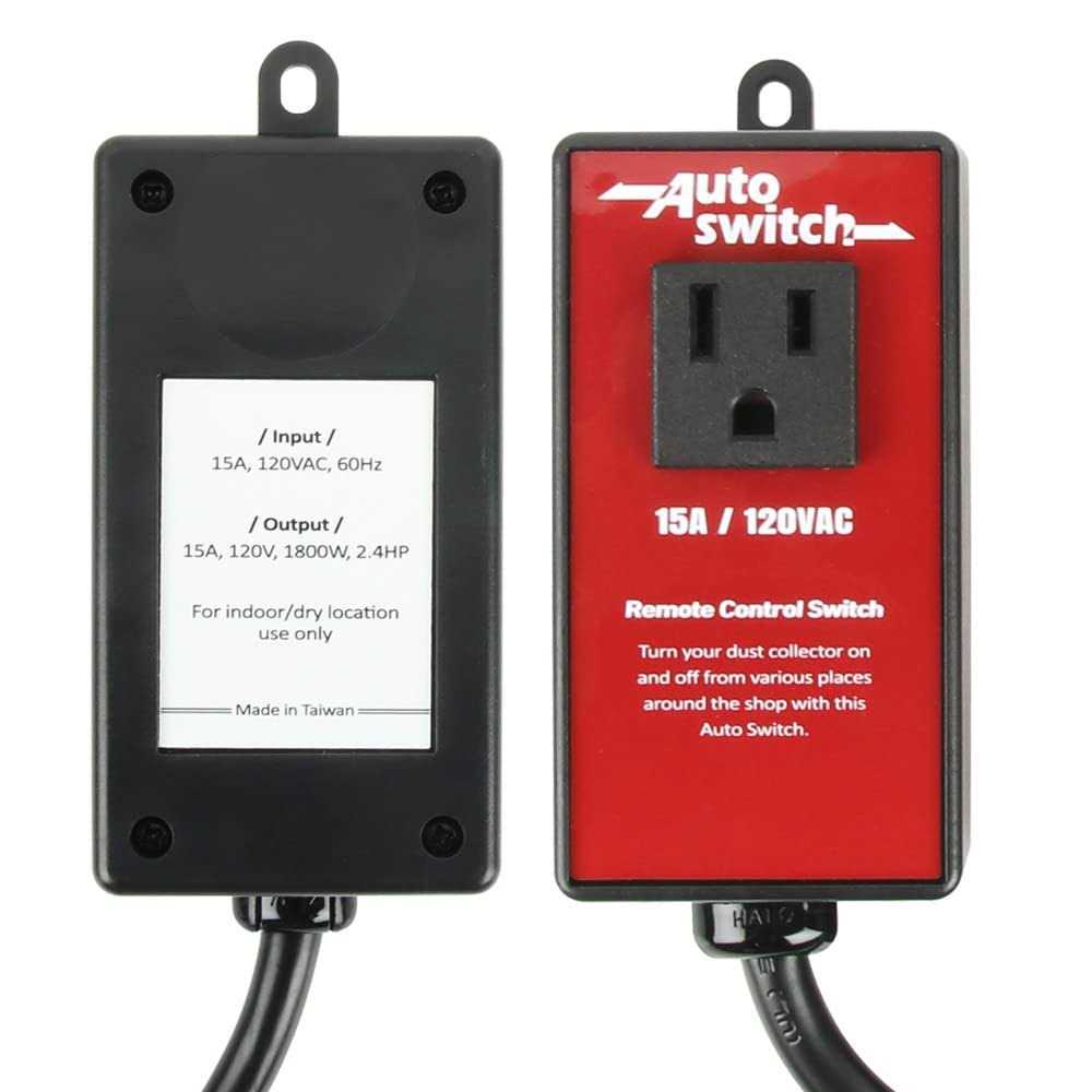 mccarthycor o\&s;skool o&s;skool 110v wireless remote control for dust collector s - Image 3