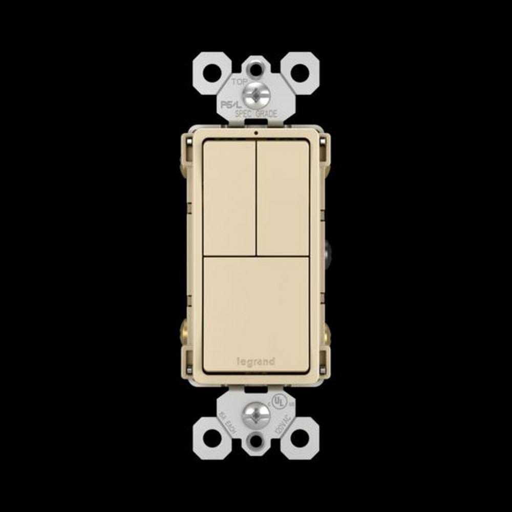 Legrand Radiant Two Single-Pole Switches and Single Pole/3-Way Switch RCD113W - Image 5