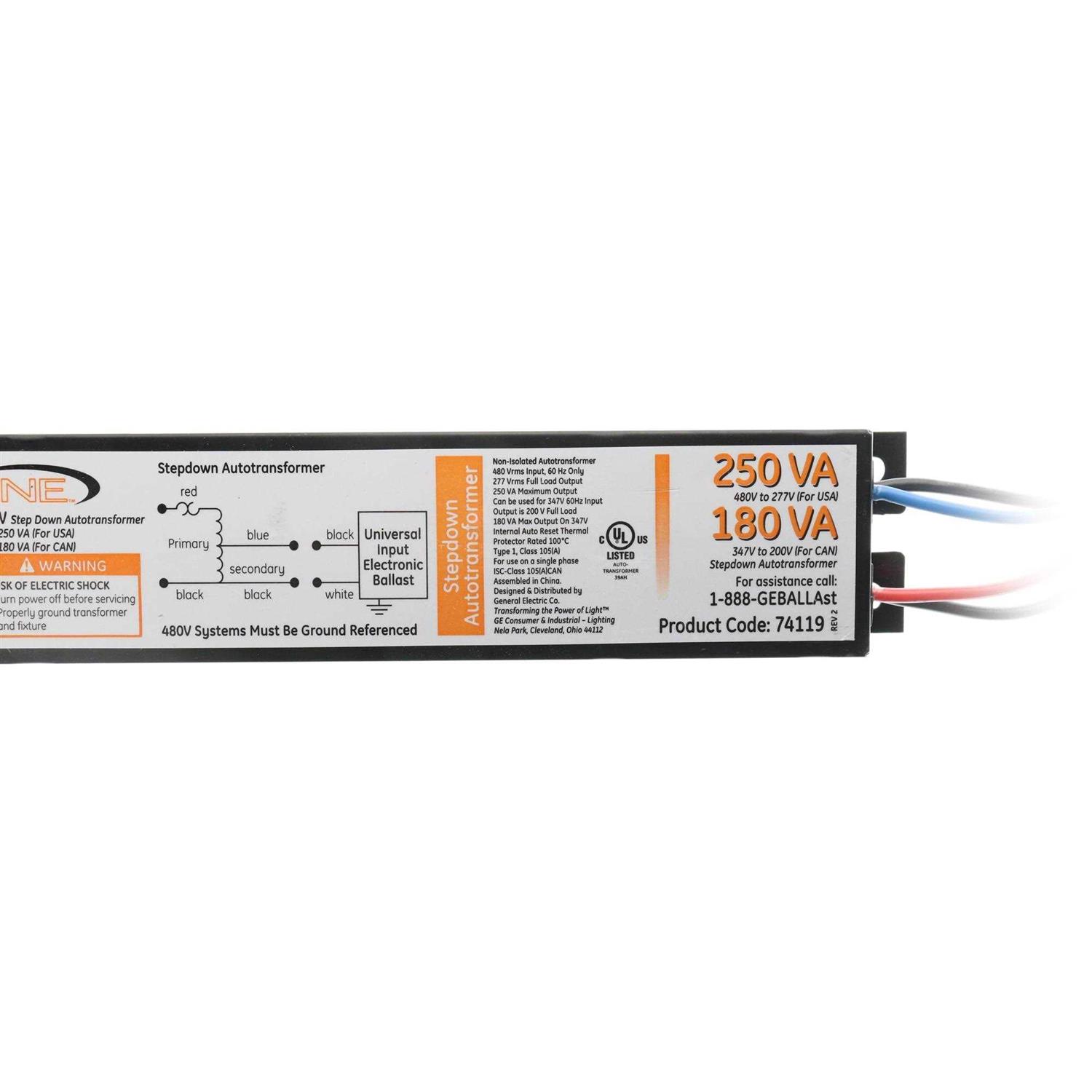 GE Lighting Autotransformer, GETR480/277-250W - Image 5