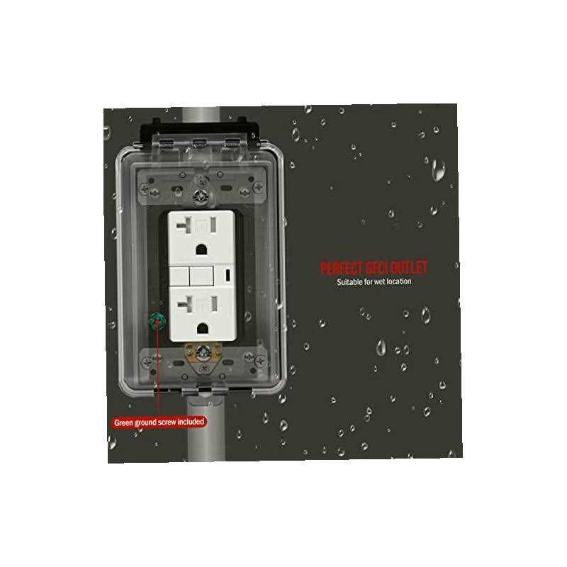 Enerlites Weatherproof Outlet Box with Three Threaded Outlets Outdoor Electrical Box - Image 4