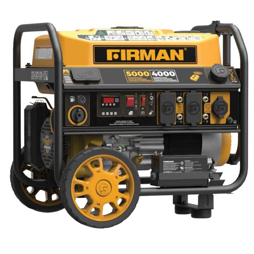 Firman P04001 5000/4000 Watts Remote Start Portable Gas Generator