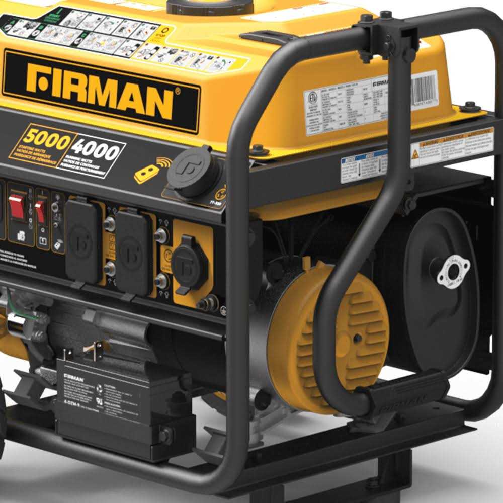 Firman P04001 5000/4000 Watts Remote Start Portable Gas Generator - Image 4