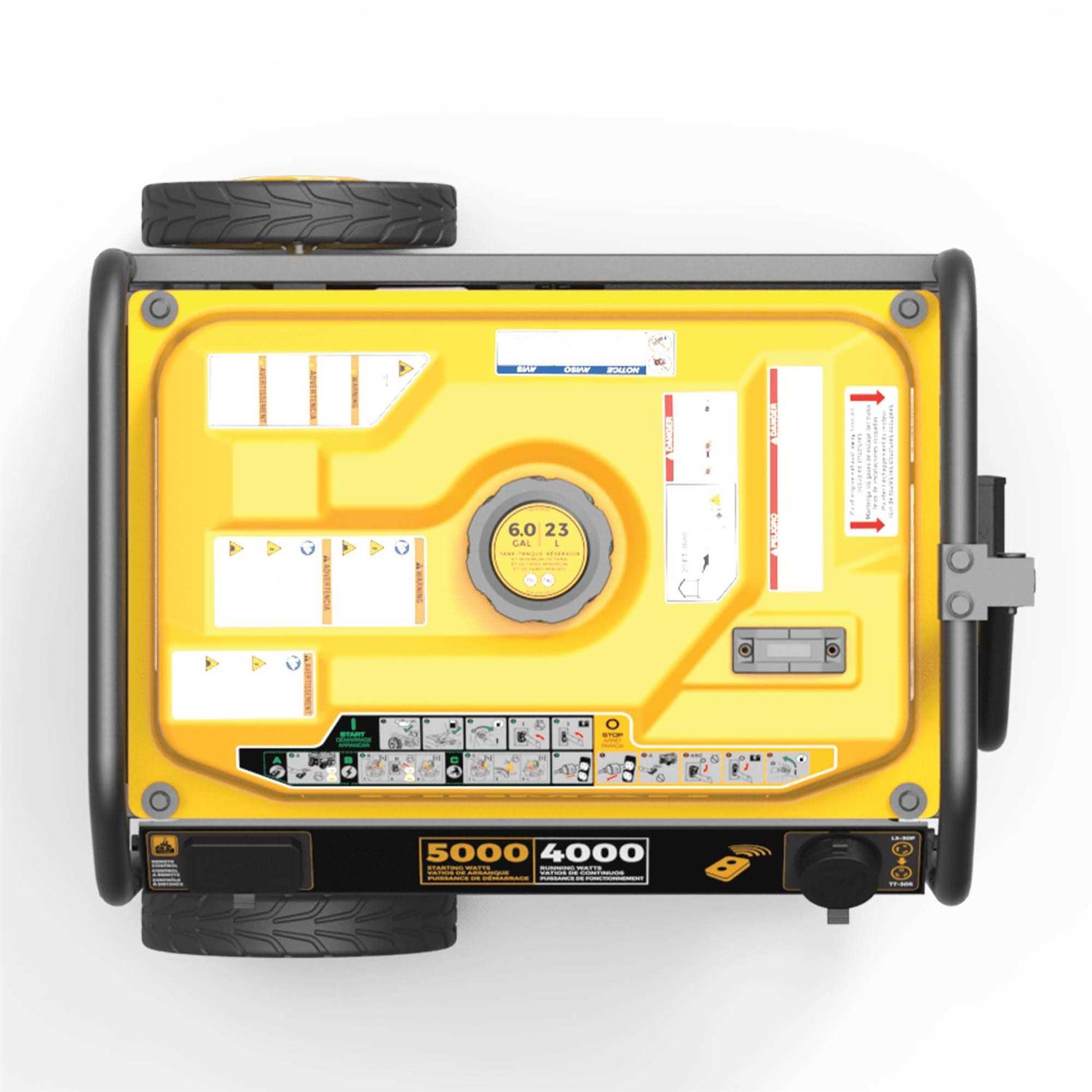 Firman P04001 5000/4000 Watts Remote Start Portable Gas Generator - Image 5