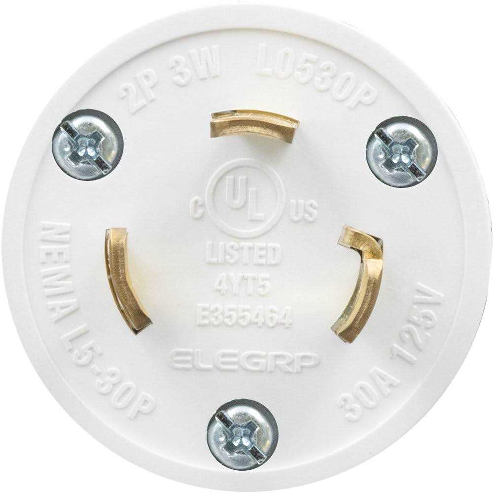 ELEGRP 30 Amp 125-Volt NEMA L5-30P Locking Plug - Image 4