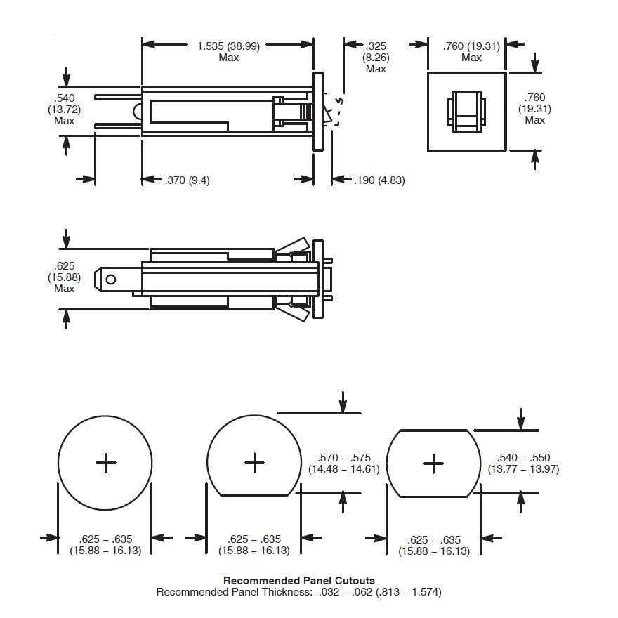 NTE Electronics R59-3A Thermal Circuit Breaker - Image 4