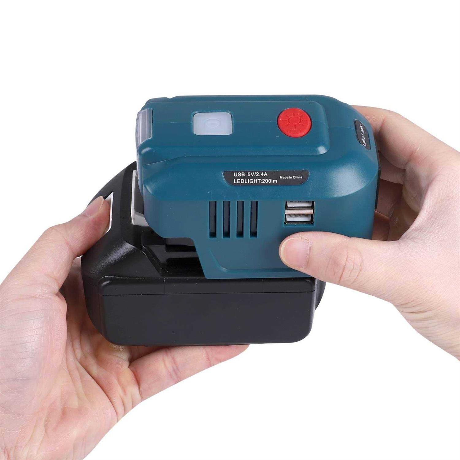 Eid Portable Power Inverter For Makita 18V Battery,150W Power Station Ac Outlet - Image 2