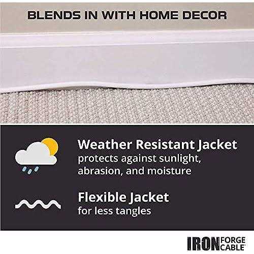 Iron Forge Cable Outdoor Extension Cord with 3 Electrical Power Outlets - Image 5