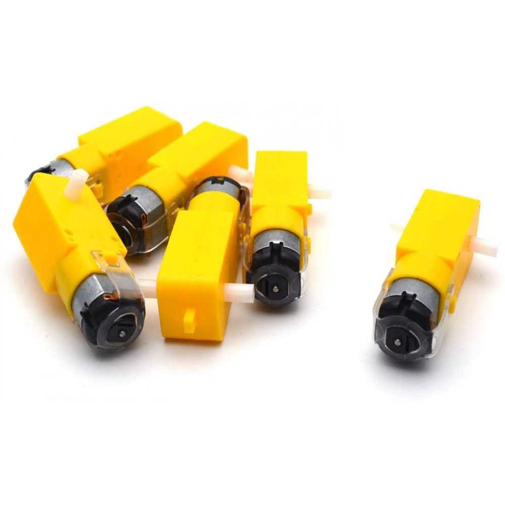Gebildet 8pcs DC3V-12V DC Geared Motor for Four-wheel Drive Toy Car/Robotic Body/Aircraft Toys.Batch Number:Double Axis 1:48 - Image 3