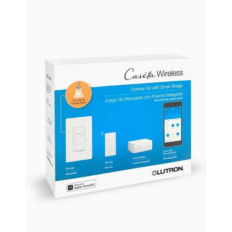 Lutron Caseta Smart Lighting Dimmer Switch Starter Kit with Caseta Smart Hub and Pico Bracket - Image 3