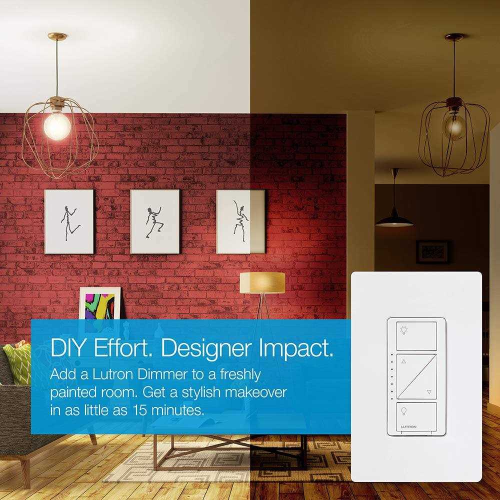 Lutron Caseta Smart Lighting Dimmer Switch Starter Kit with Caseta Smart Hub and Pico Bracket - Image 4