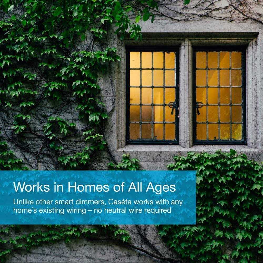 Lutron Caseta Smart Lighting Dimmer Switch Starter Kit with Caseta Smart Hub and Pico Bracket - Image 5