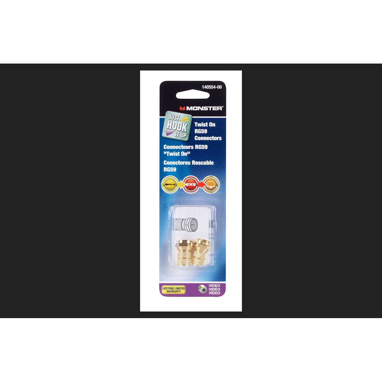 Monster RG59 Twist-On Coax Cable Connectors - Image 3