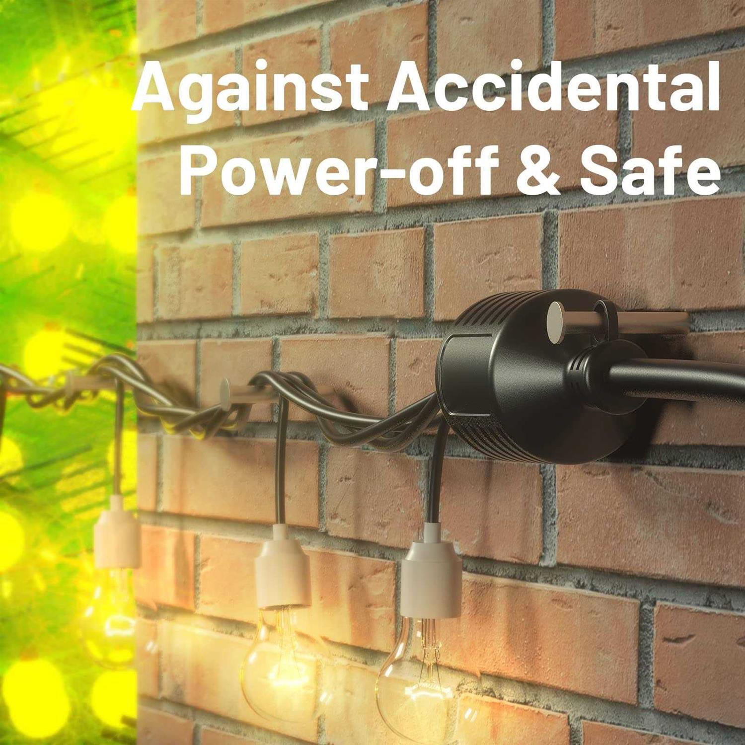 Extension Cord 50 Ft Outdoor Indoor Heavy Duty Extension Cord with Flat Plug - Image 3