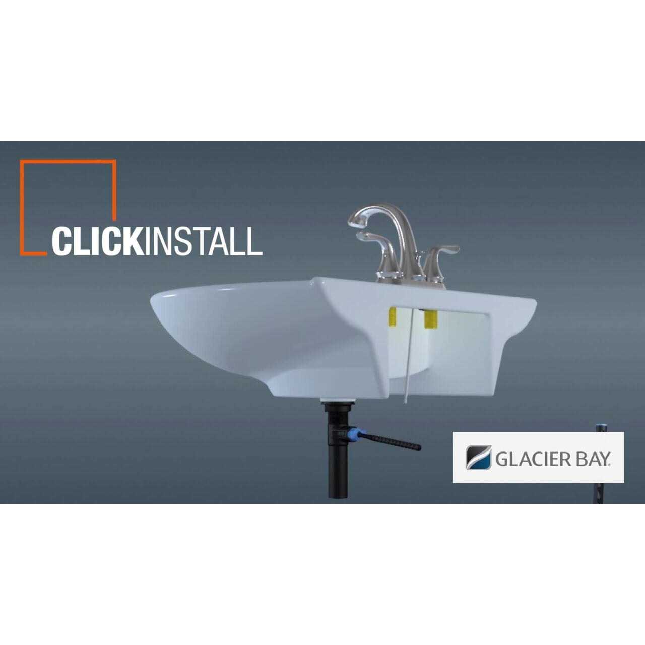 Glacier Bay Bettine 4 in. Centerset 2-Handle High-Arc Bathroom Faucet - Image 3