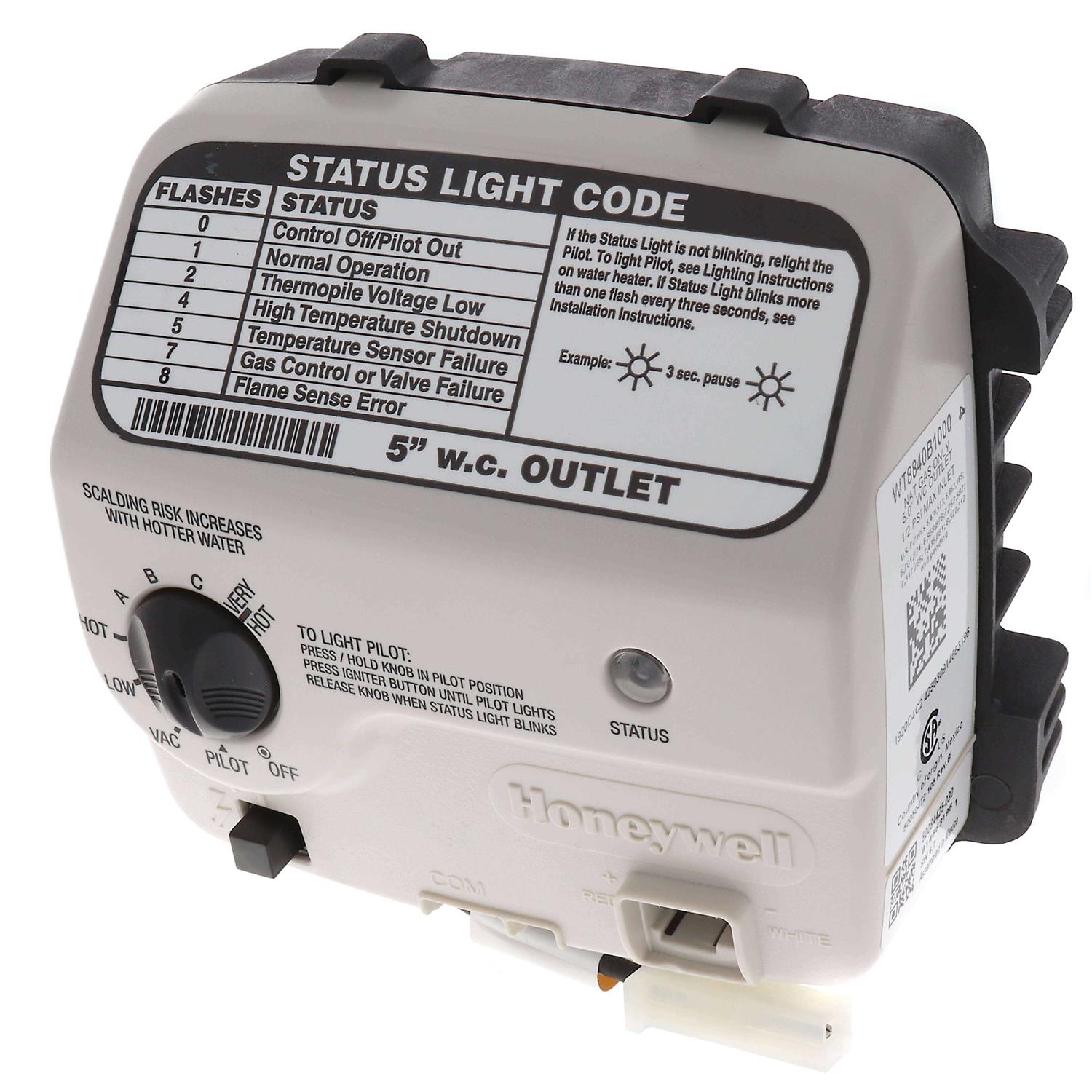 Honeywell WT8840B1000 Water Heater Gas Control Valve - Image 4