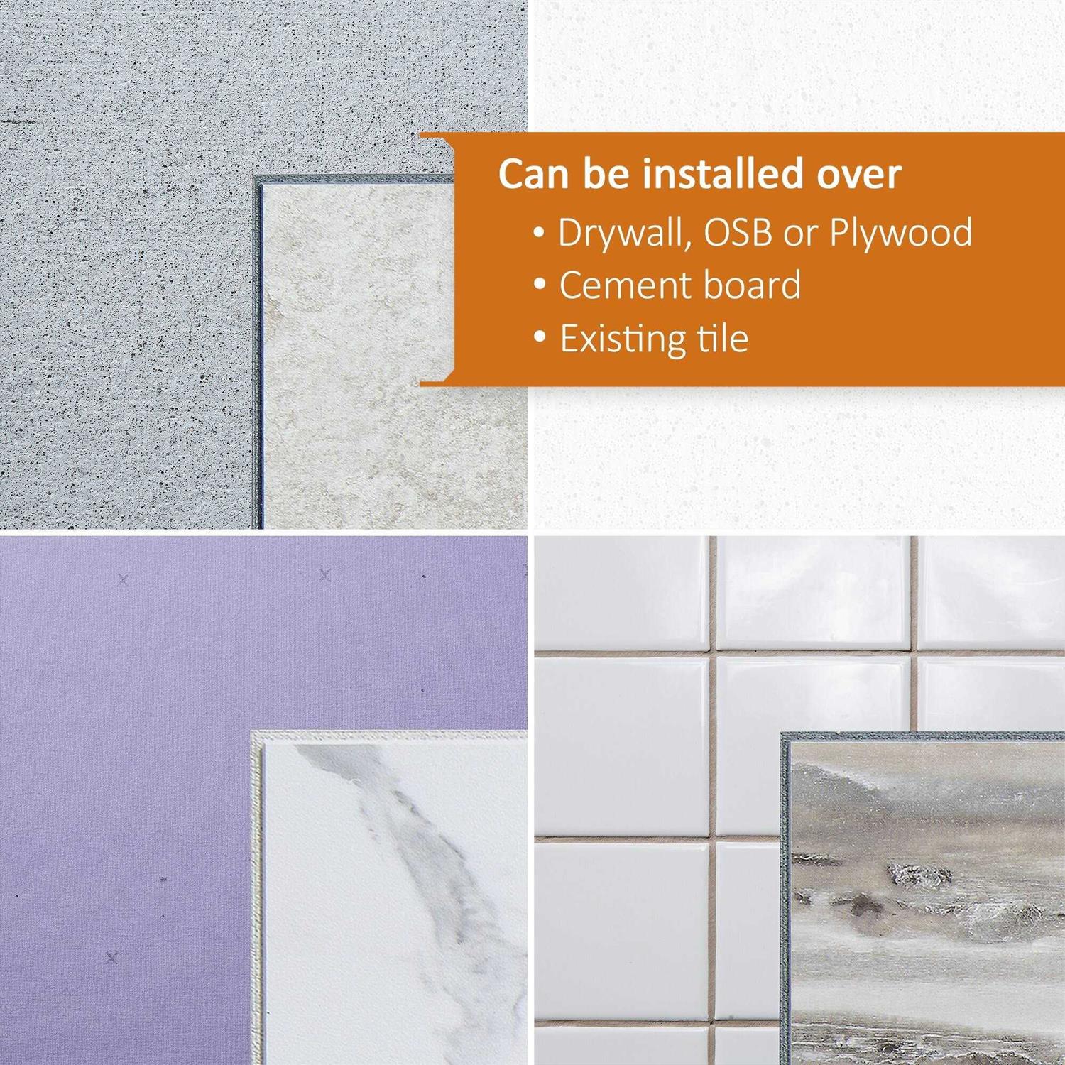 Palisade 23.2 in. x 11.1 in. Tile Shower and Tub Surround Kit - Image 5