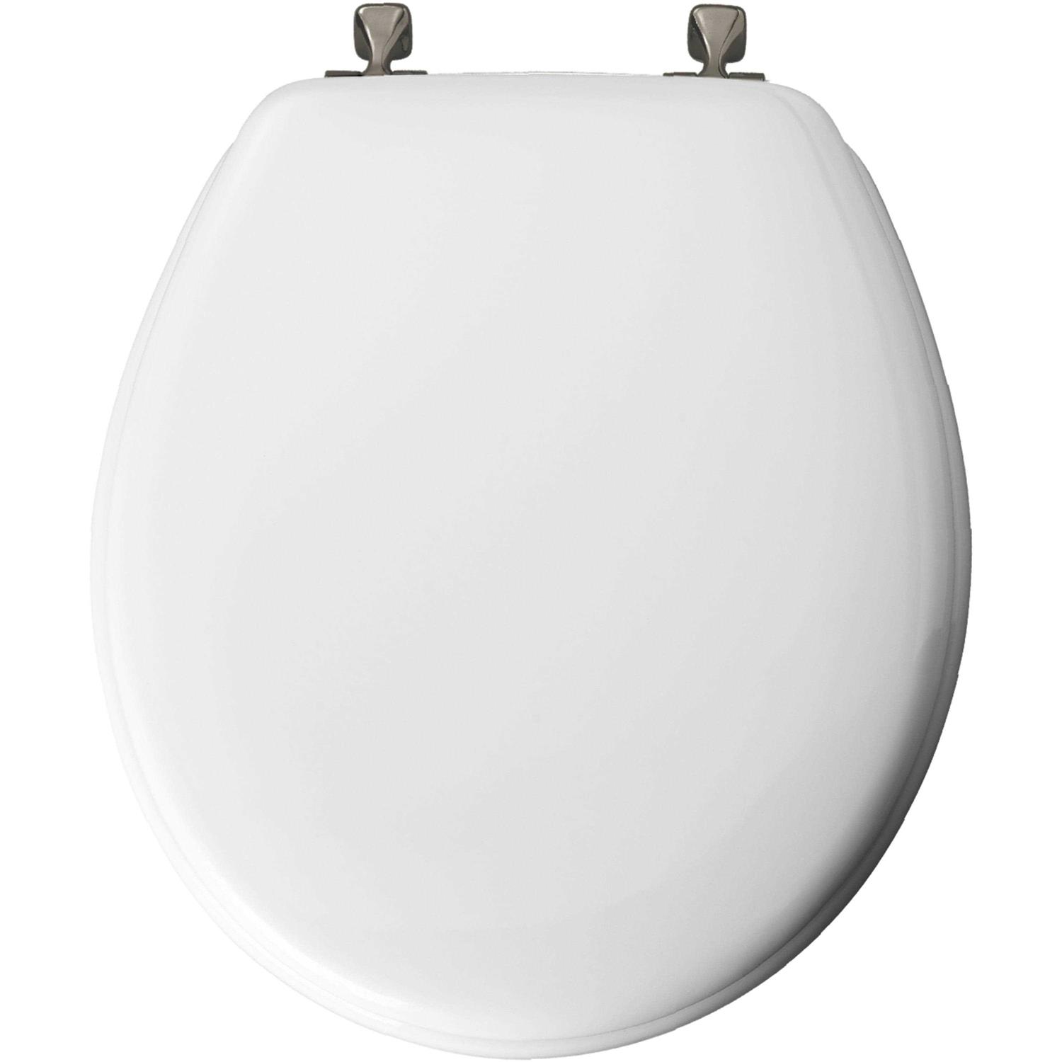 Mayfair Edgewater Round Enameled Wood Toilet Seat - Image 2