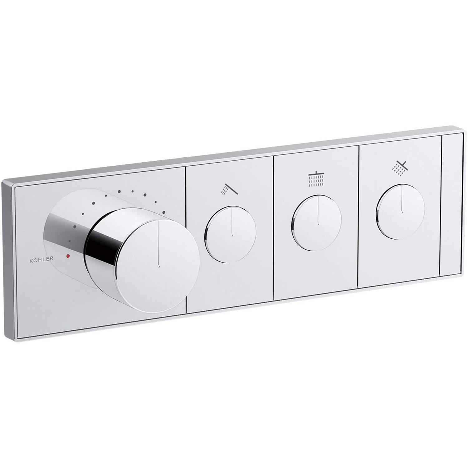 Kohler Anthem 3-outlet Thermostatic Valve Control Panel