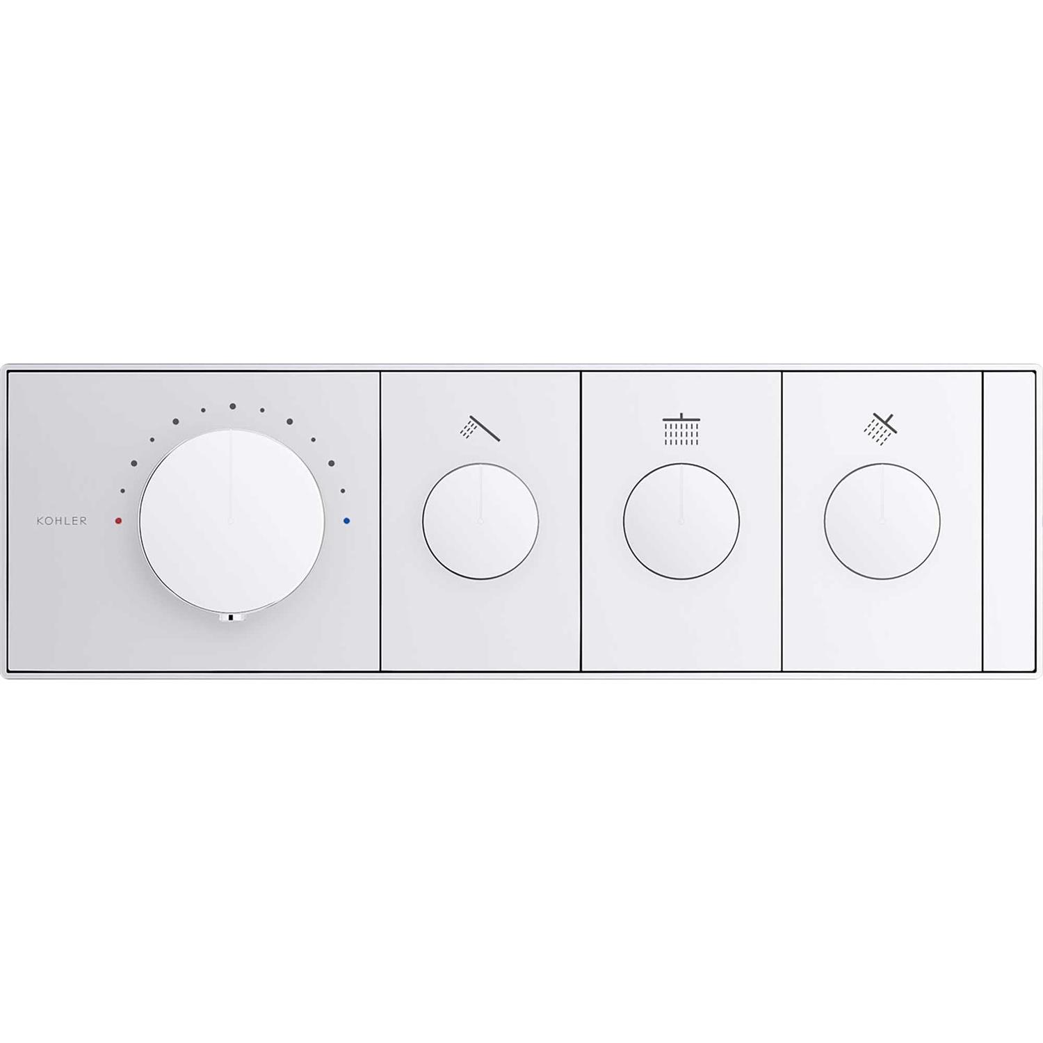 Kohler Anthem 3-outlet Thermostatic Valve Control Panel - Image 5