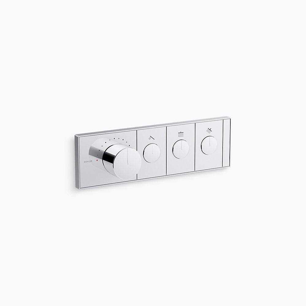 Kohler Anthem 3-outlet Thermostatic Valve Control Panel - Image 3