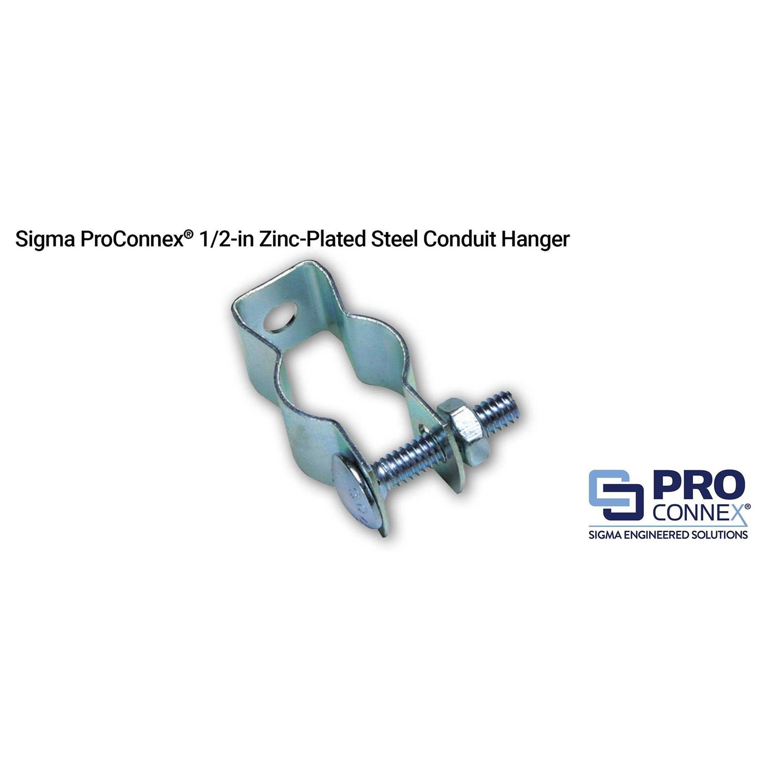 Gampak Conduit Hanger with Bolt, 1/2 - Image 4