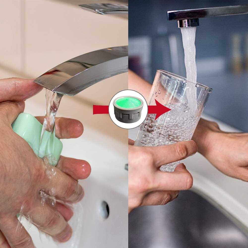 Faucet Aerator Faucet Flow Restrictor Replacement Parts Insert Sink Aerator for Bathroom - Image 4