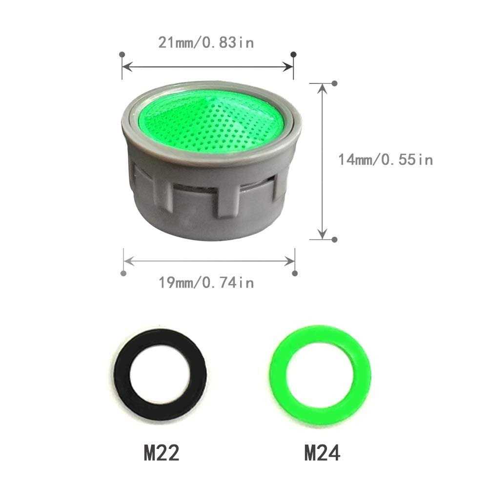 Faucet Aerator Faucet Flow Restrictor Replacement Parts Insert Sink Aerator for Bathroom - Image 5