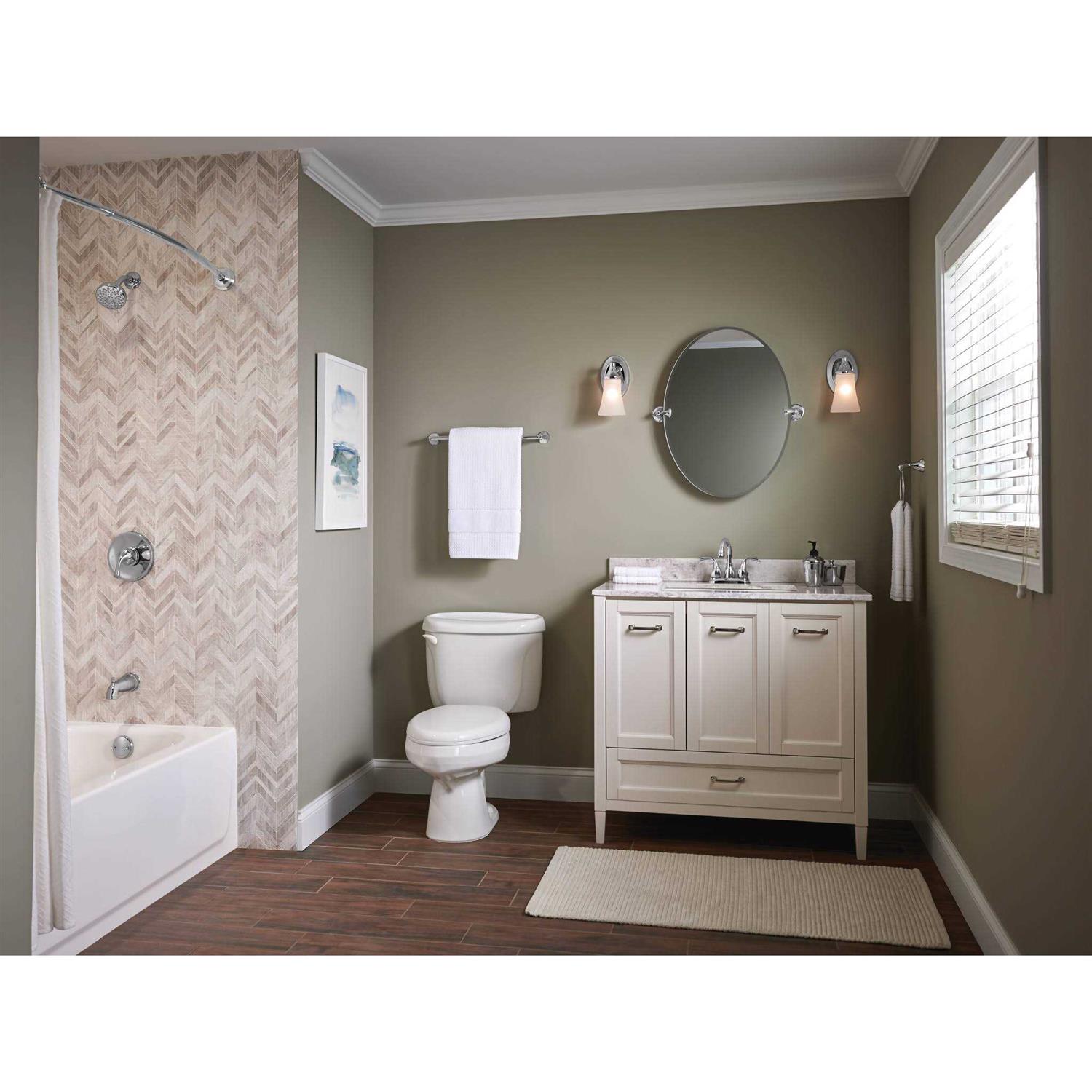 Moen Idora 4 in. Centerset 2-Handle Bathroom Faucet in Mediterranean Bronze - Image 4