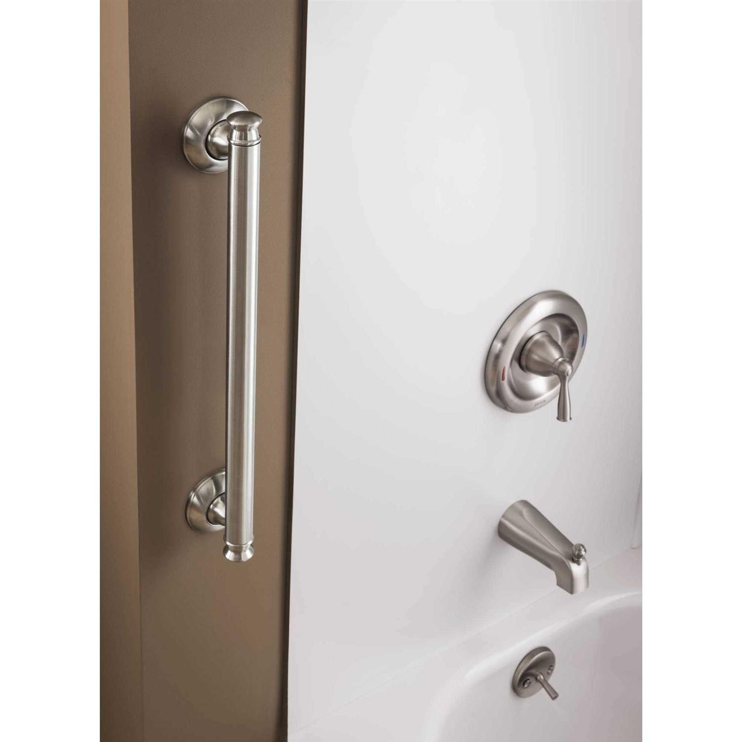 Moen Adler 2-Handle Chrome Tub and Shower Faucet - Image 4