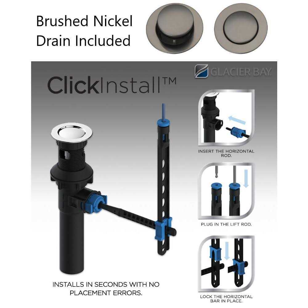 Glacier Bay Dorset 8 in. Widespread 2-Handle High-Arc Bathroom Faucet - Image 4