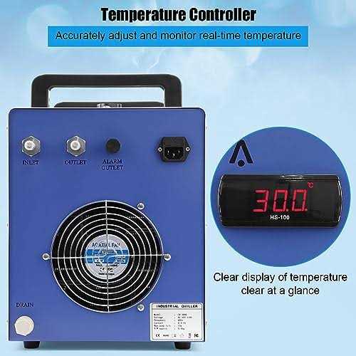 Industrial Water Chiller CW3000 Cooling System SXYCMY 110V 9L Capacity 2.6gpm Water Cooling System for 40W-80W CO2 Laser Engraving & Cutting - Image 4