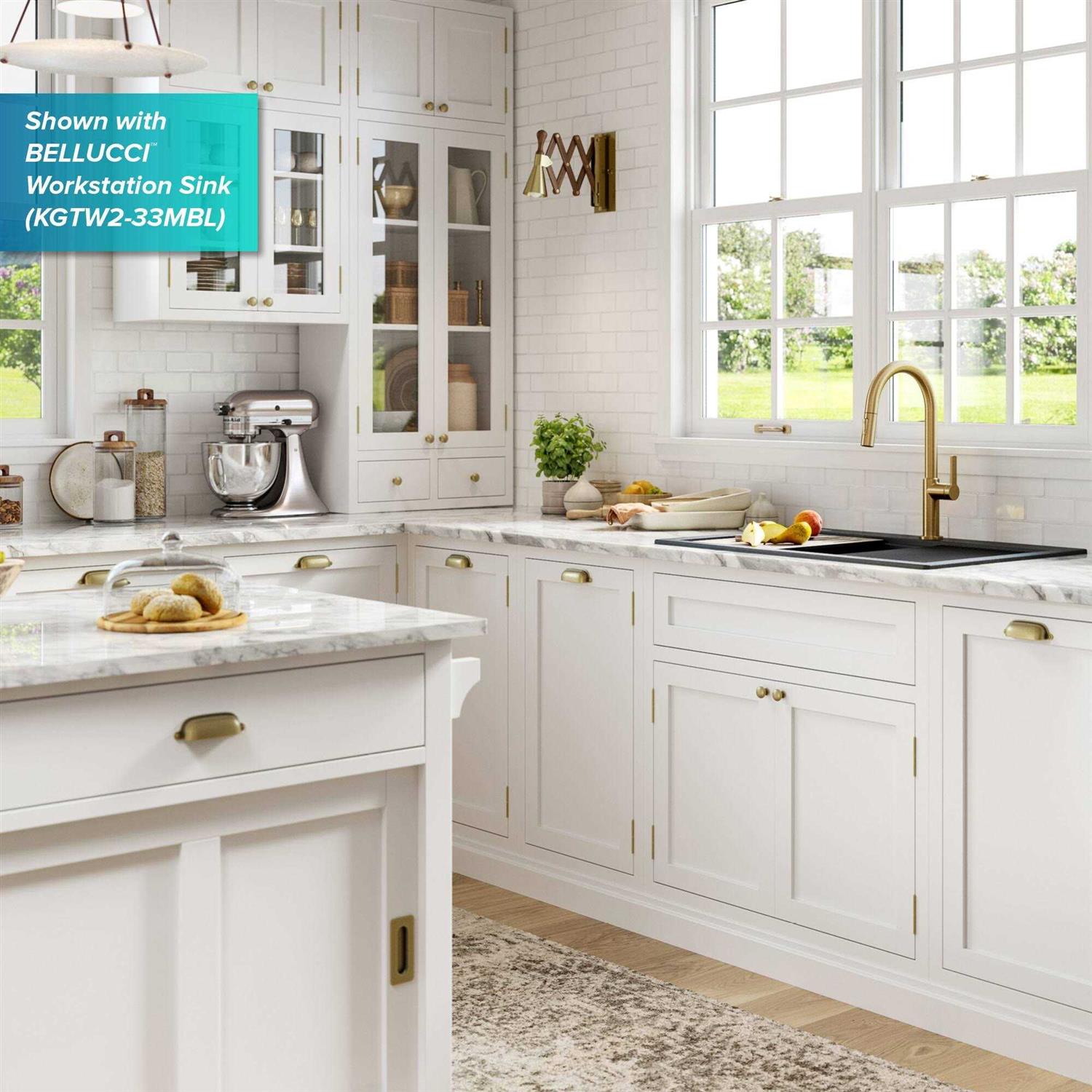 Kraus KPF-2820BB Oletto Single Handle Pull-Down Kitchen Faucet - Image 3