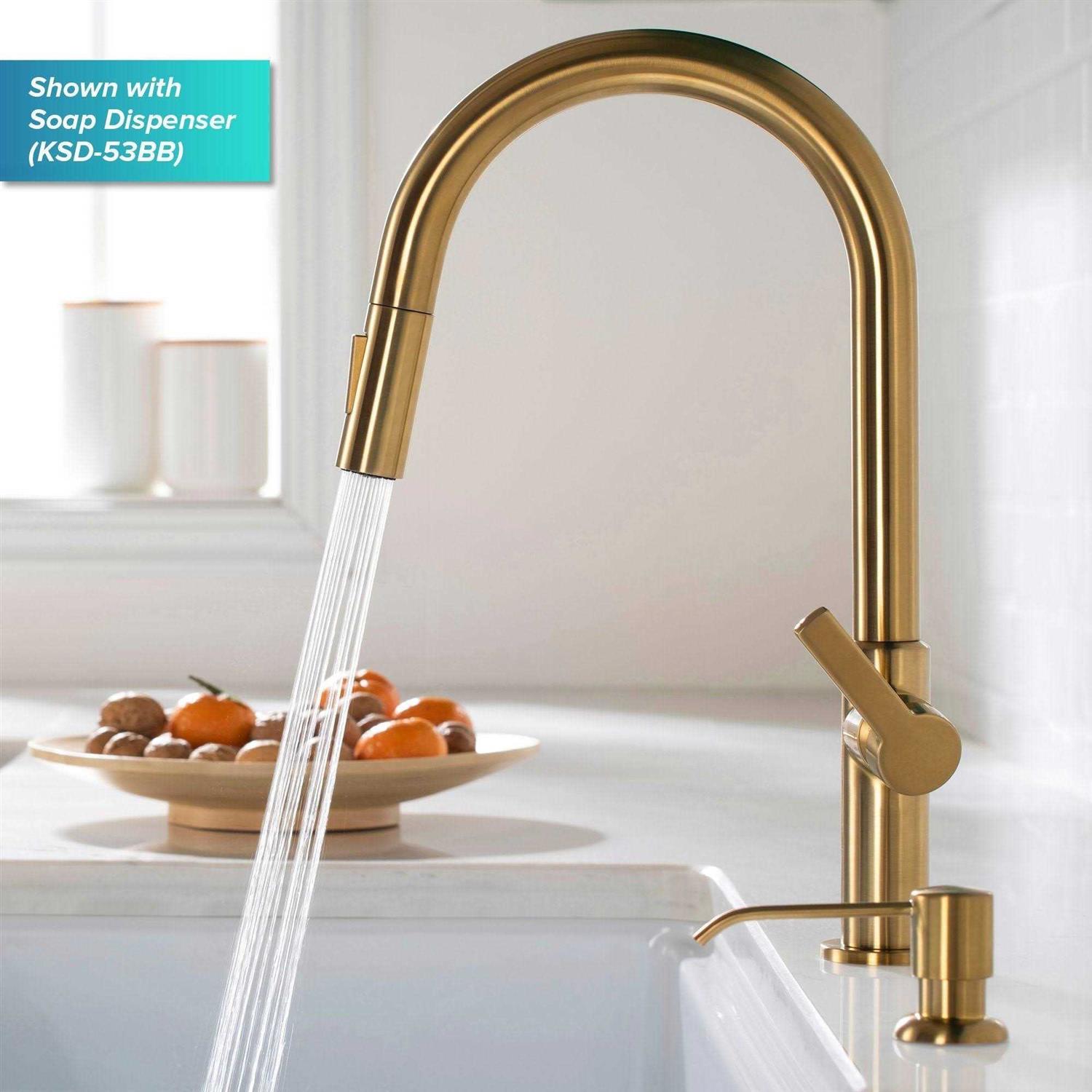 Kraus KPF-2820BB Oletto Single Handle Pull-Down Kitchen Faucet - Image 4