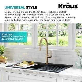 Kraus Oletto Single Handle Pull-Down Kitchen Faucet KPF-2820 - Image 4