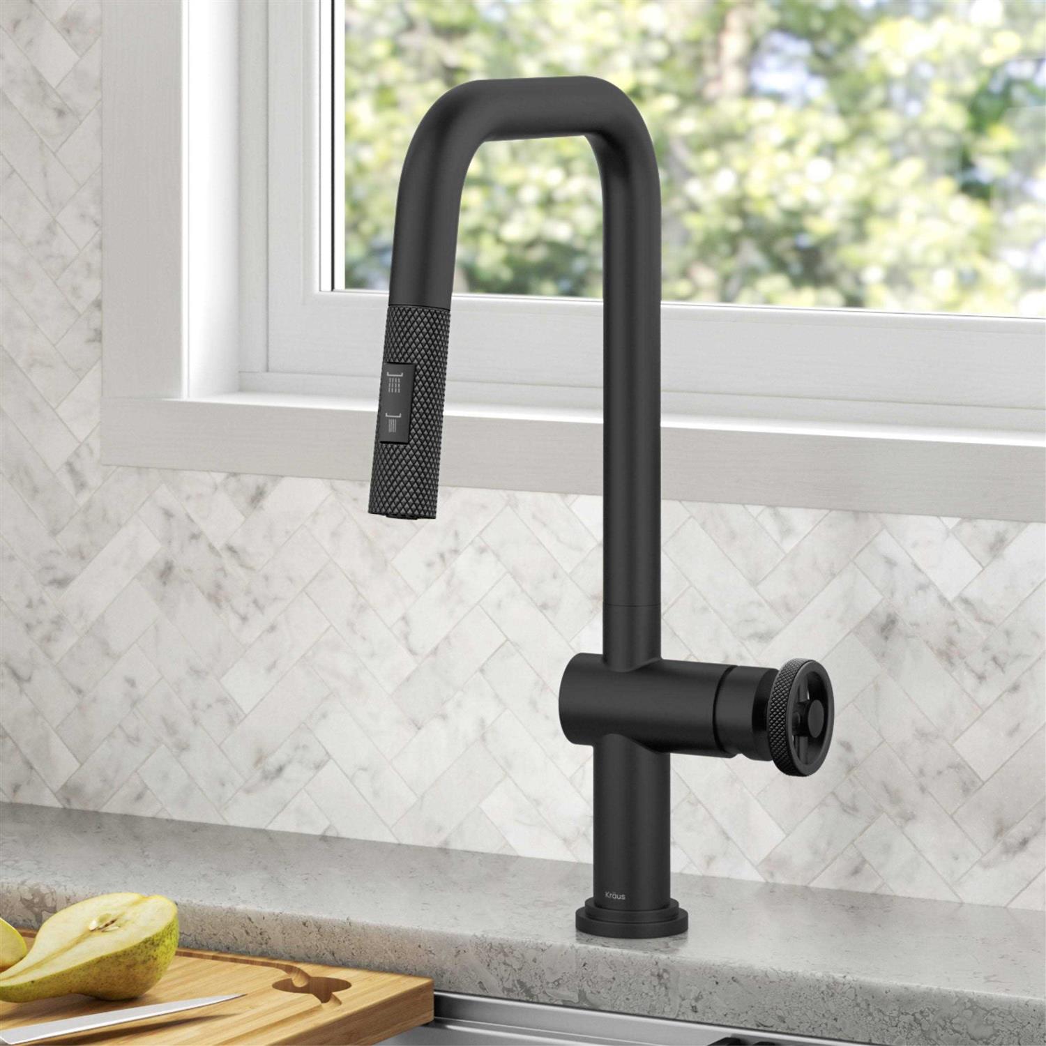 Kraus Urbix Industrial Pull-Down Single Handle Kitchen Faucet KPF-3126 - Image 3