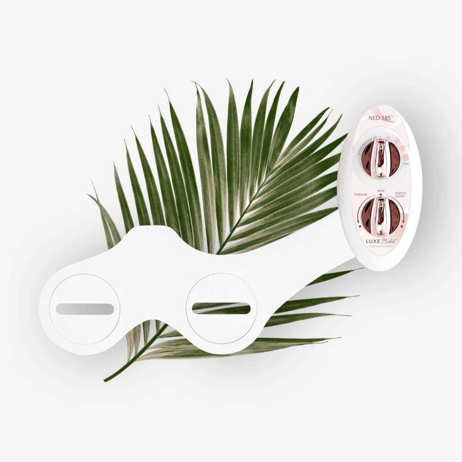 Luxe Bidet Neo 185 Self-Cleaning Dual Nozzle Non-Electric Bidet Attachment for Toilet Seat - Image 2