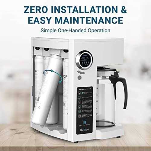 Bluevua Ro100ropot Reverse Osmosis System Countertop Water Filter 4 Stage - Image 3