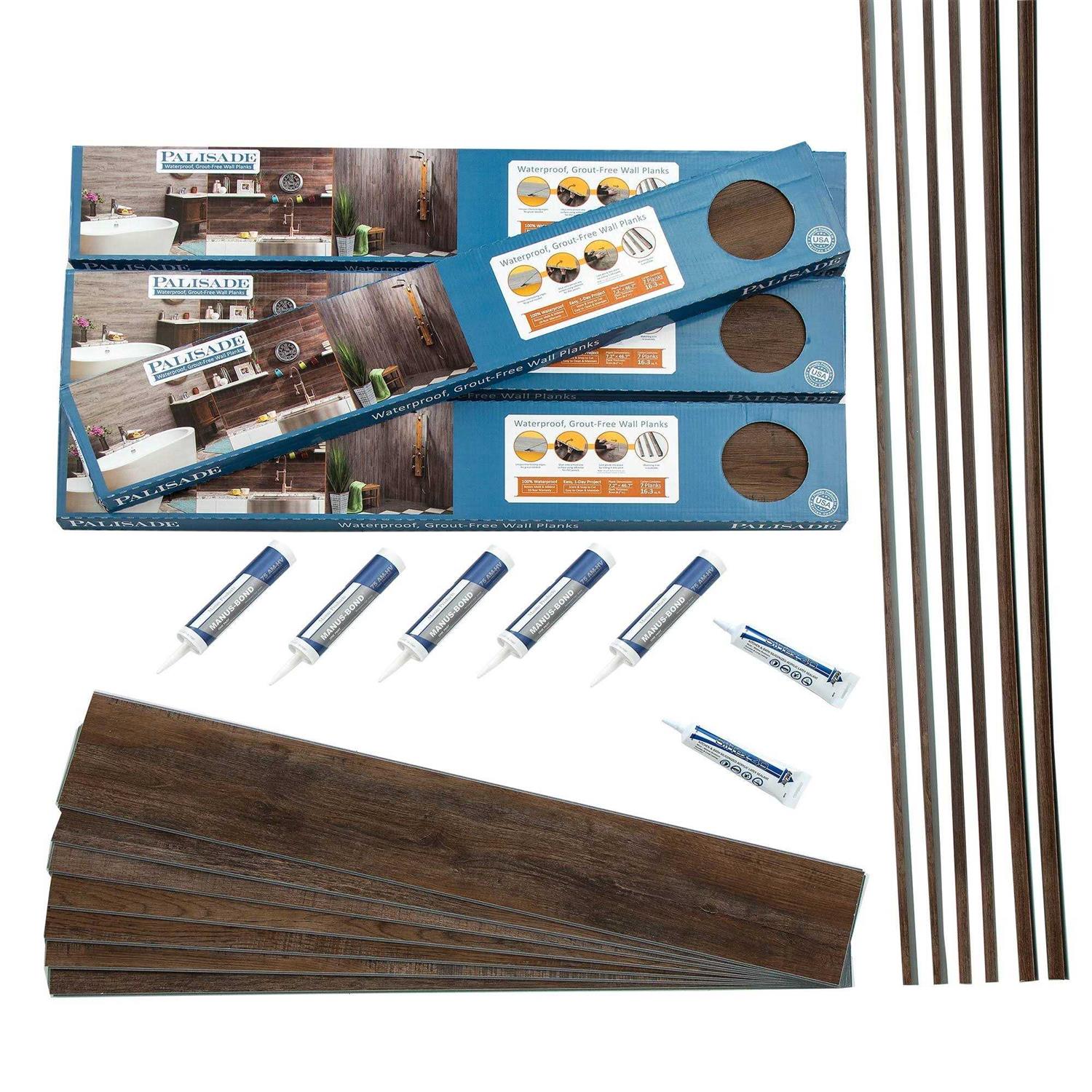 Palisade Plank Tile Shower and Tub Surround Kit Palisade