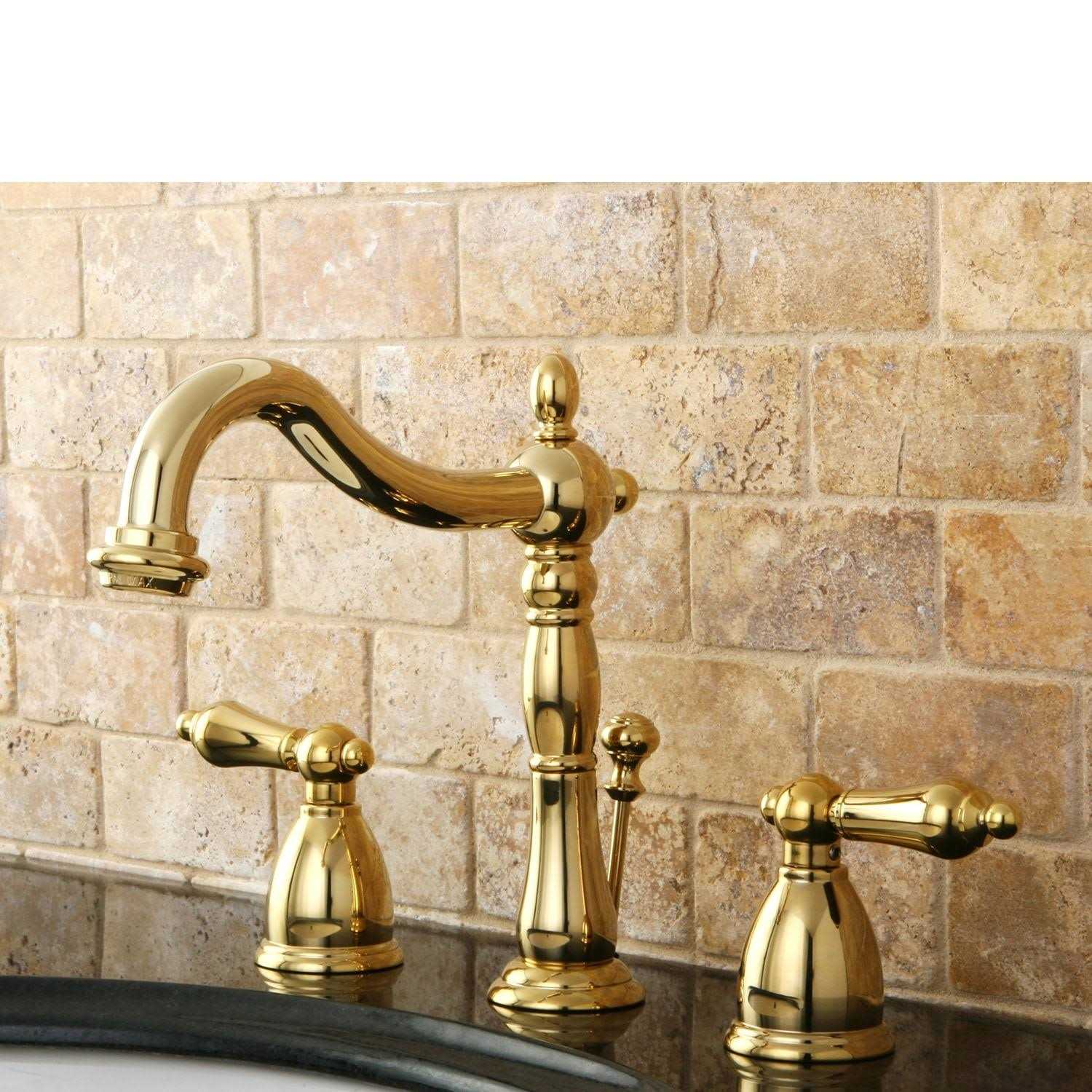 Kingston Brass Traditional 8 in. Widespread Bathroom Faucet - Image 5