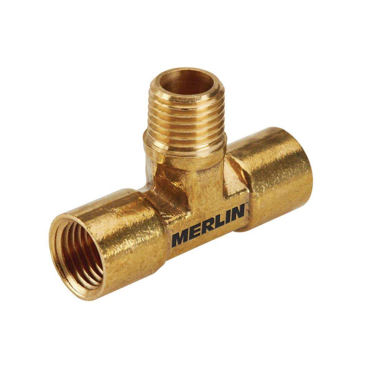 Merlin 1/4 in. NPT Brass T-Connector