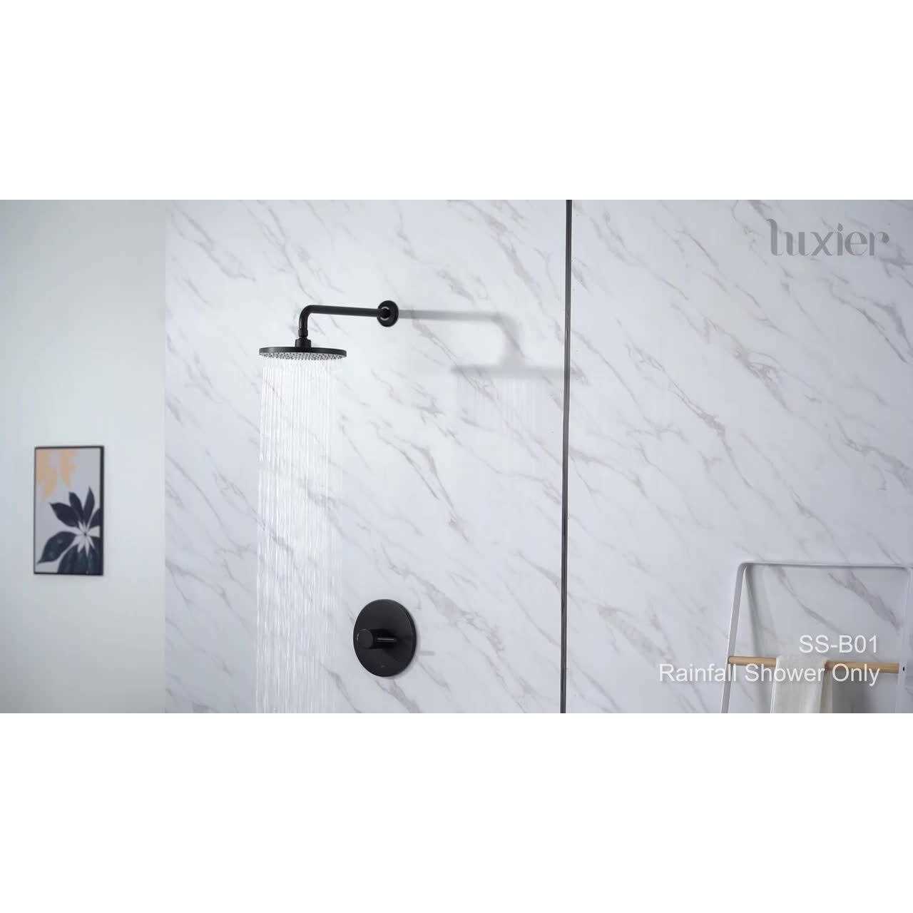 Luxier Single-Handle 1-Spray Shower Faucet with Valve - Image 4