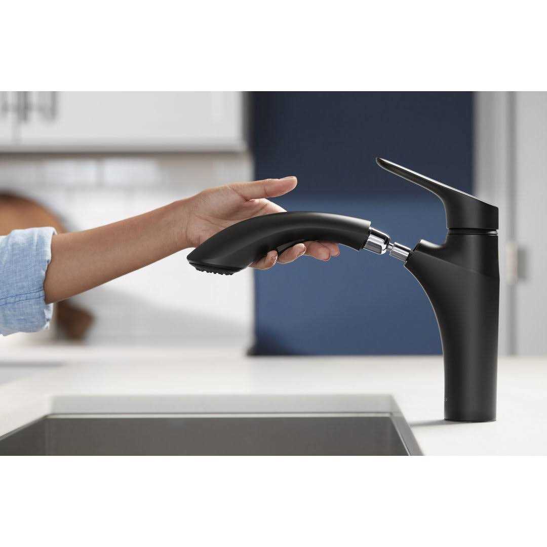 Kohler Rival Pull-Out Kitchen Sink Faucet with two-Function Sprayhead - Image 4