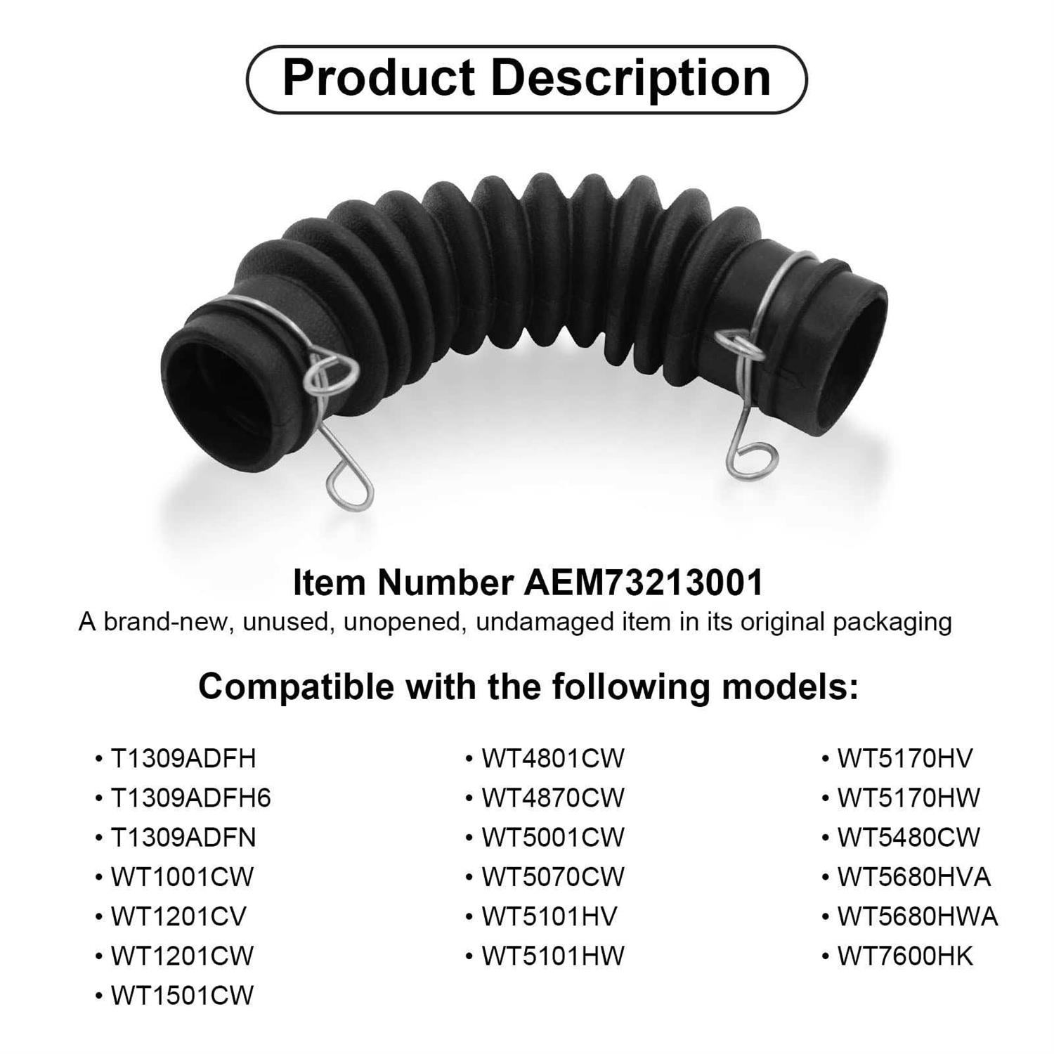 for LG Washer Washing Machine Drain Hose AEM73213001 - Image 3