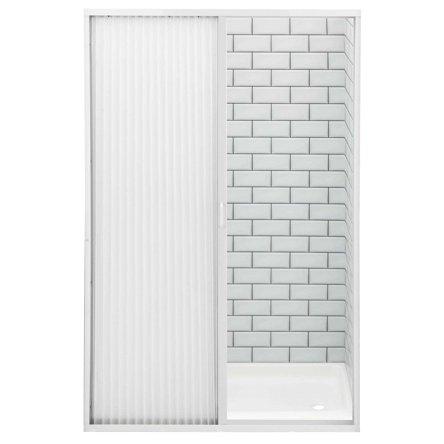 RecPro RV Pleated Folding Shower Door and Frame - Image 3