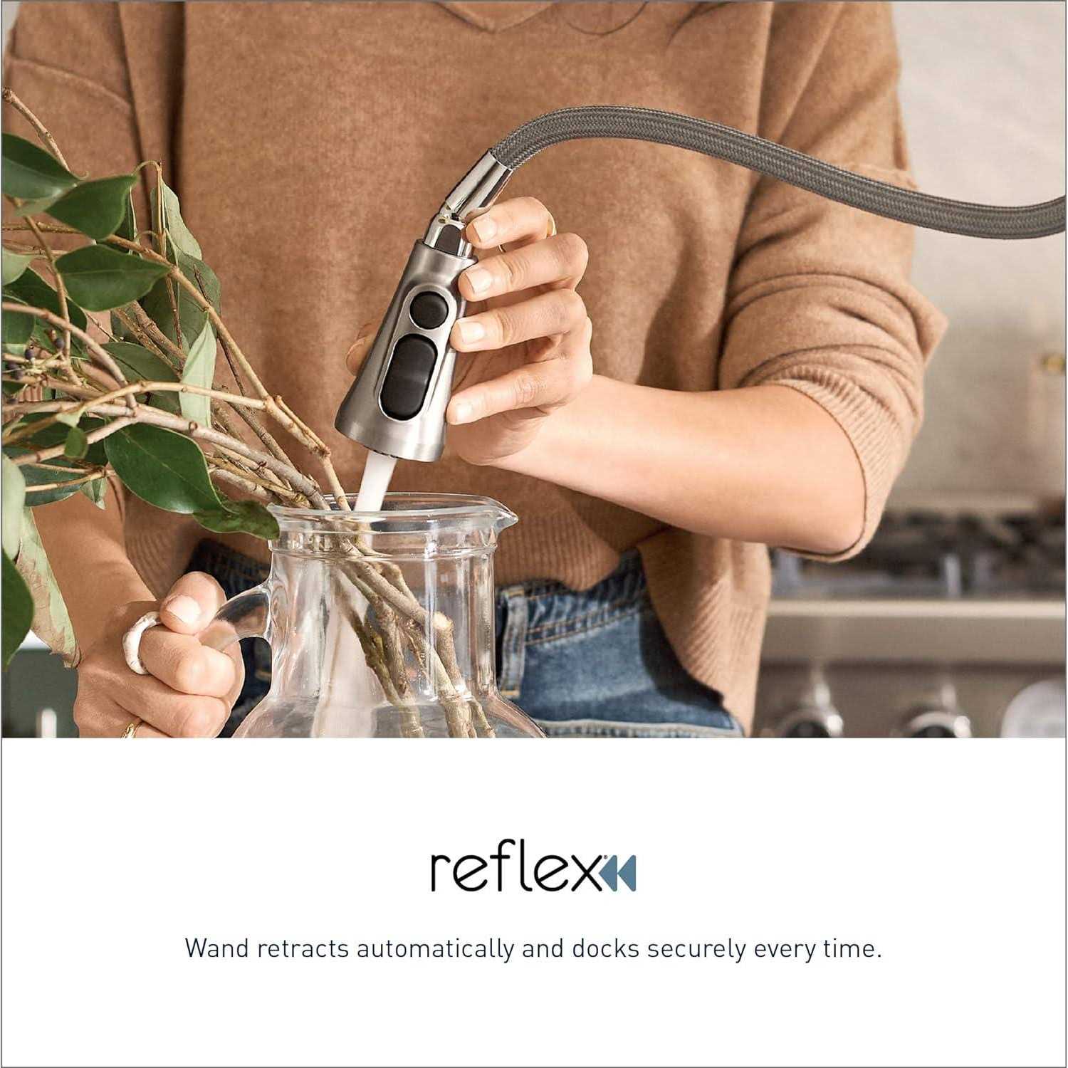 Moen Belfield One-Handle High Arc Pulldown Kitchen Faucet - Image 5